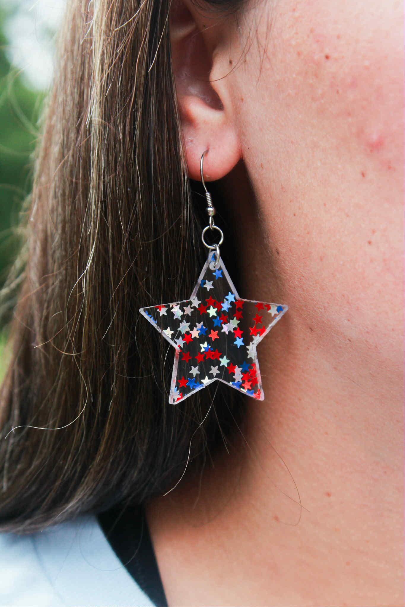 Star Dangle Earrings