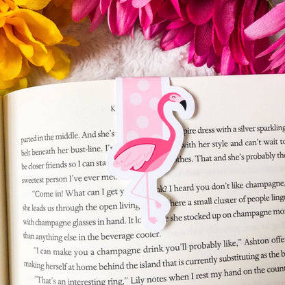 Flamingo Magnetic Bookmark