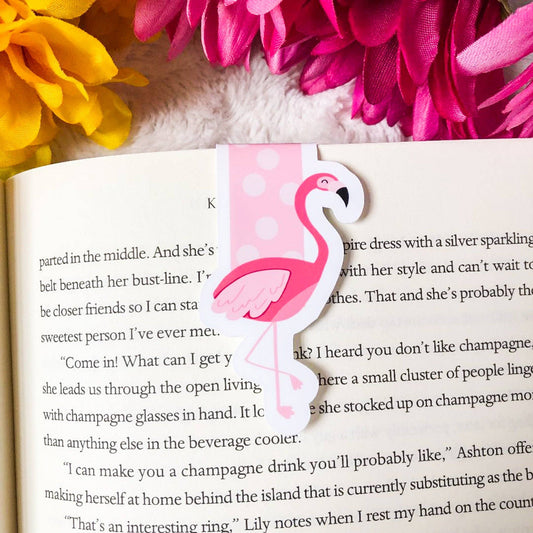 Flamingo Magnetic Bookmark