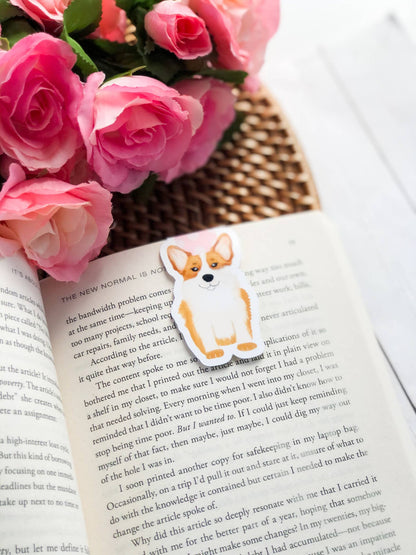 Corgi Magnetic Bookmark