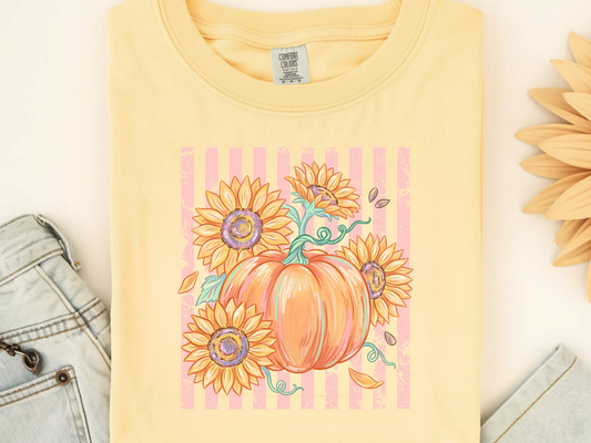 Sunflowers and Pumpkins Tee