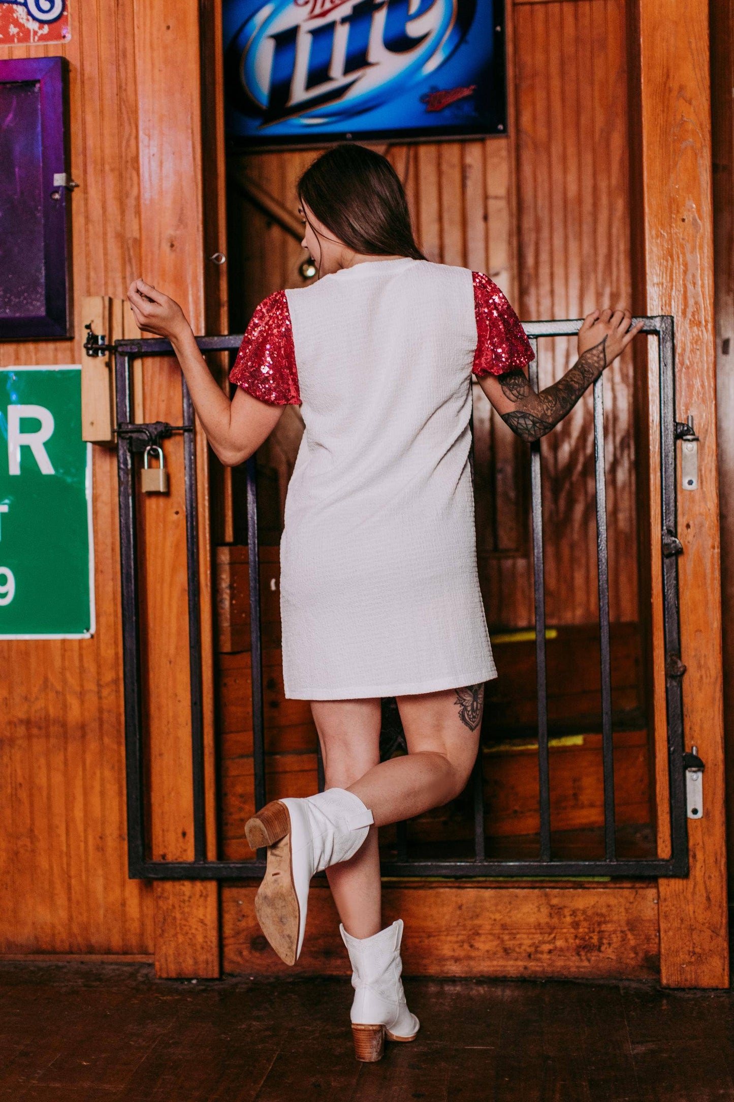 Game Day Sequins Dress