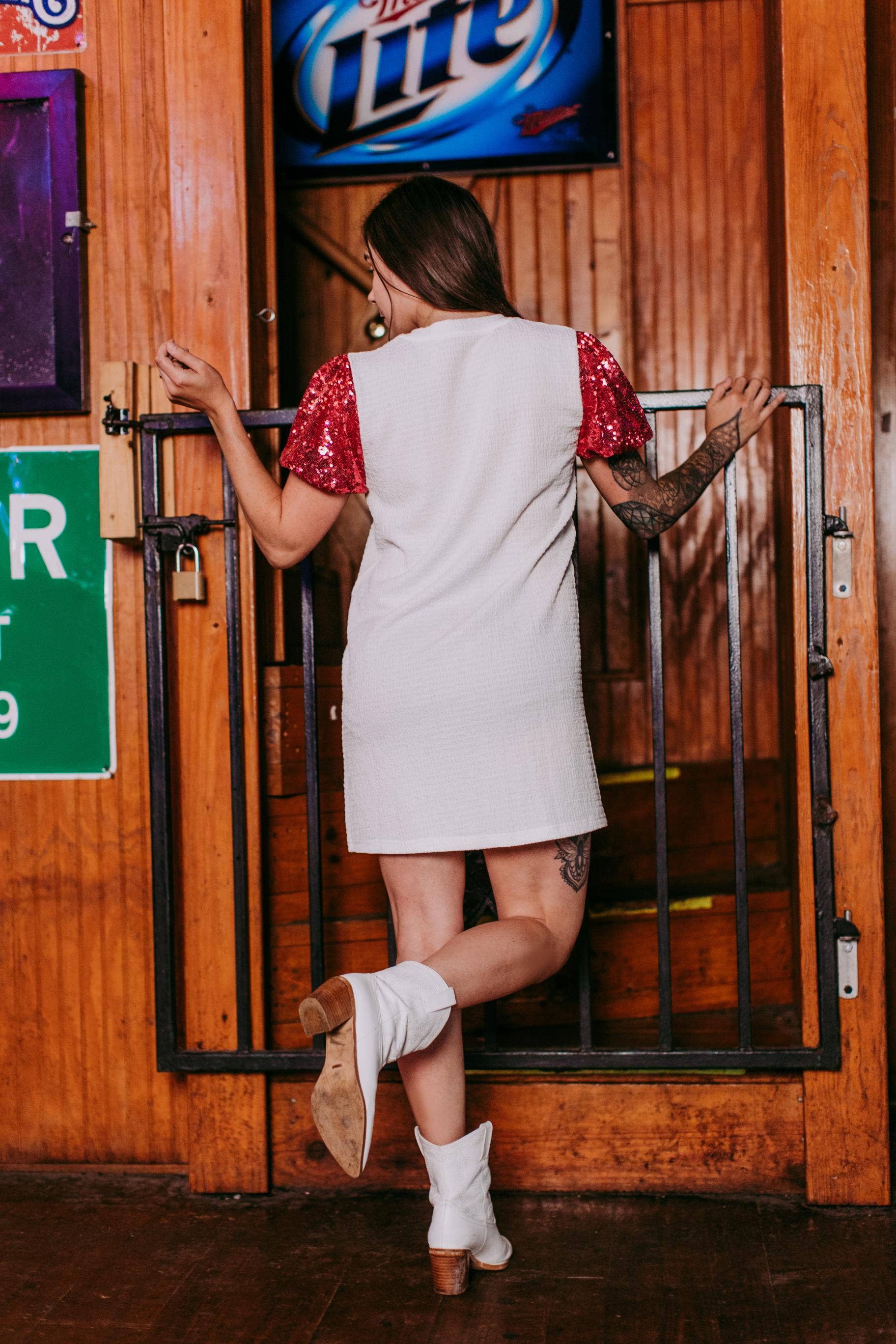 Game Day Sequins Dress