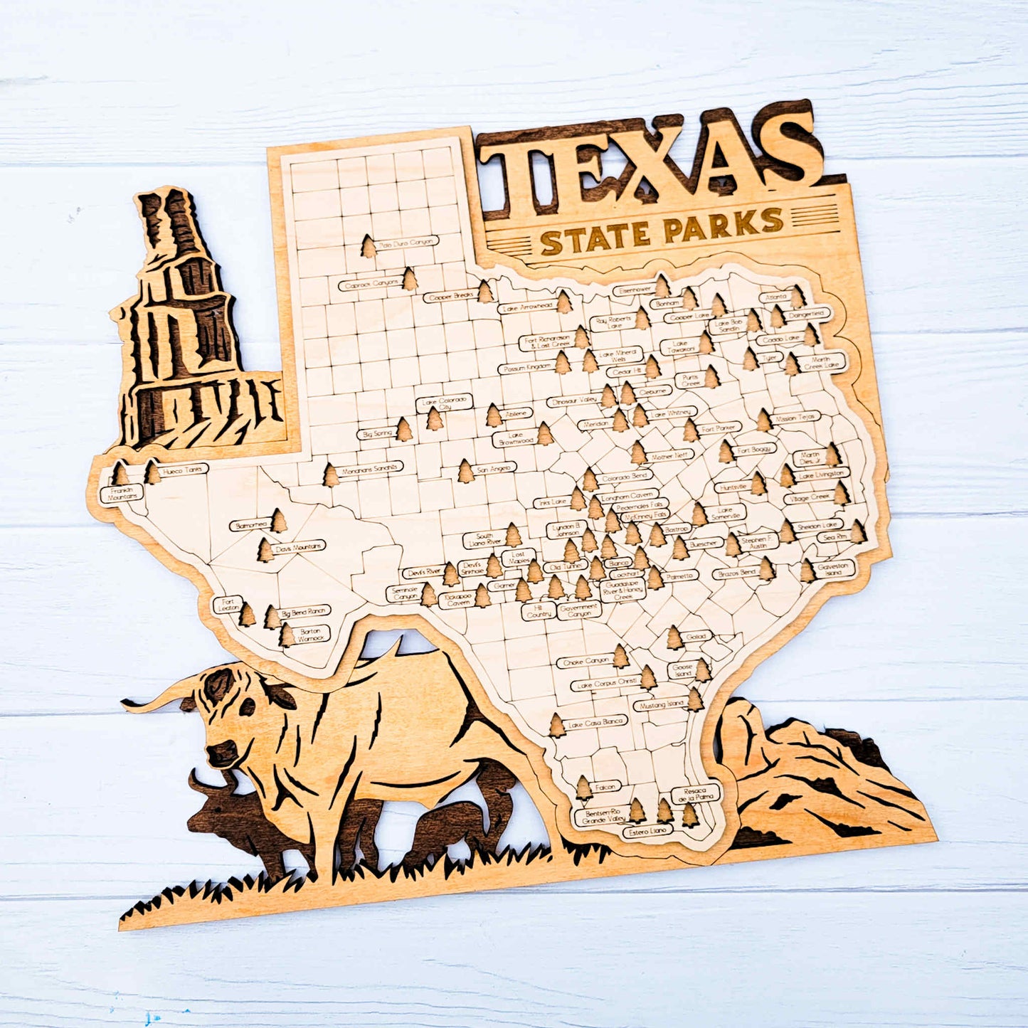 Texas State Park Map