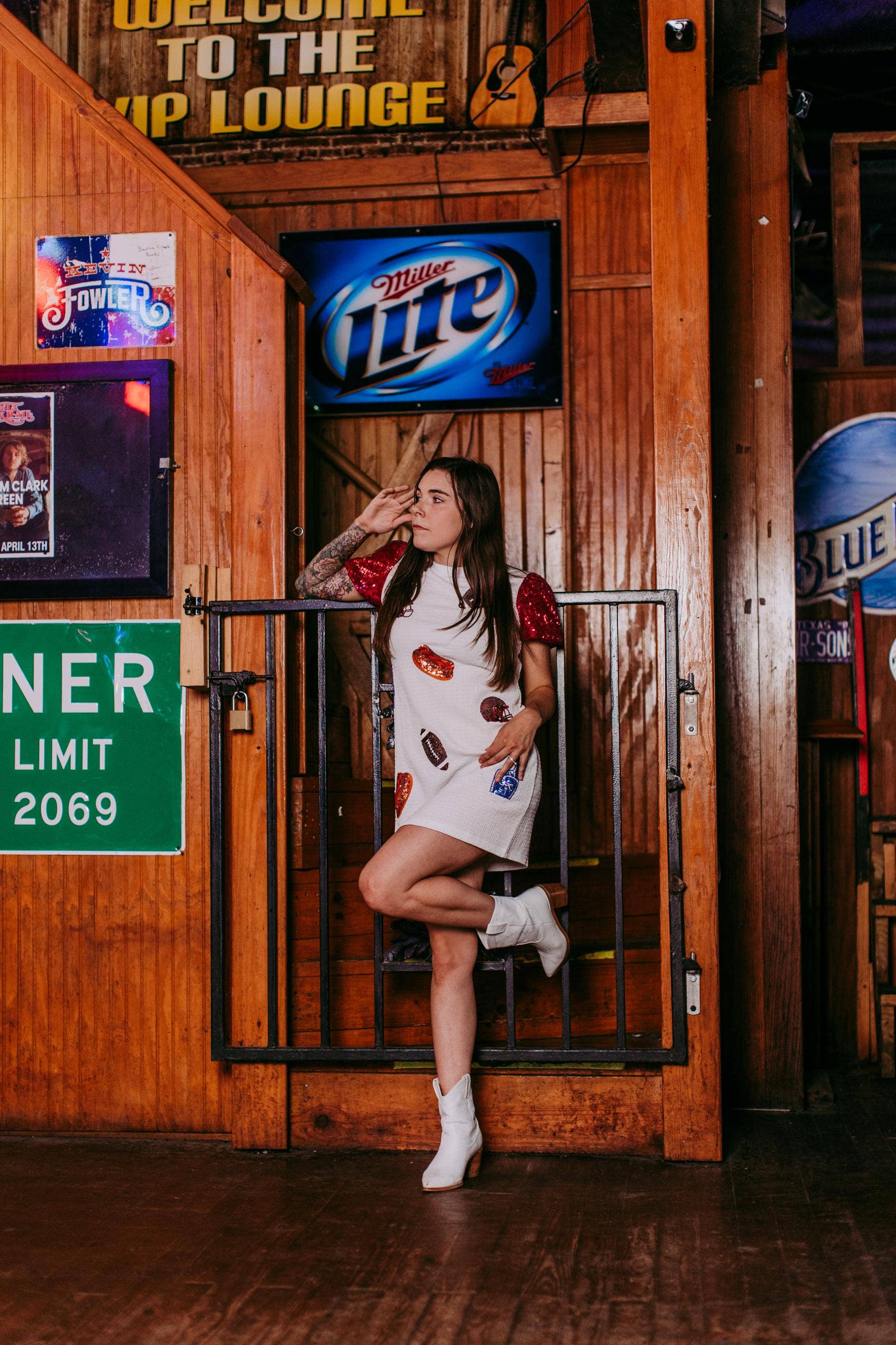 Game Day Sequins Dress