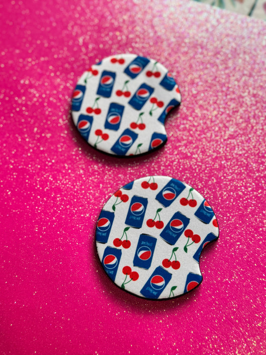 Pepsi car coasters