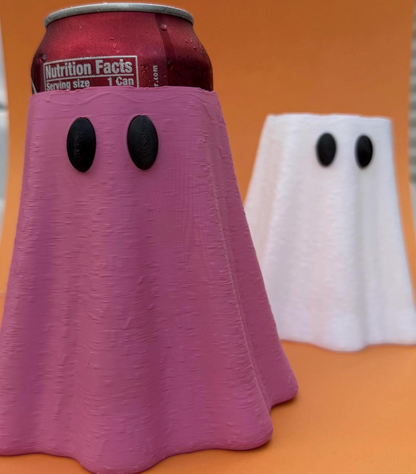 Spooky Ghost Can Coozie