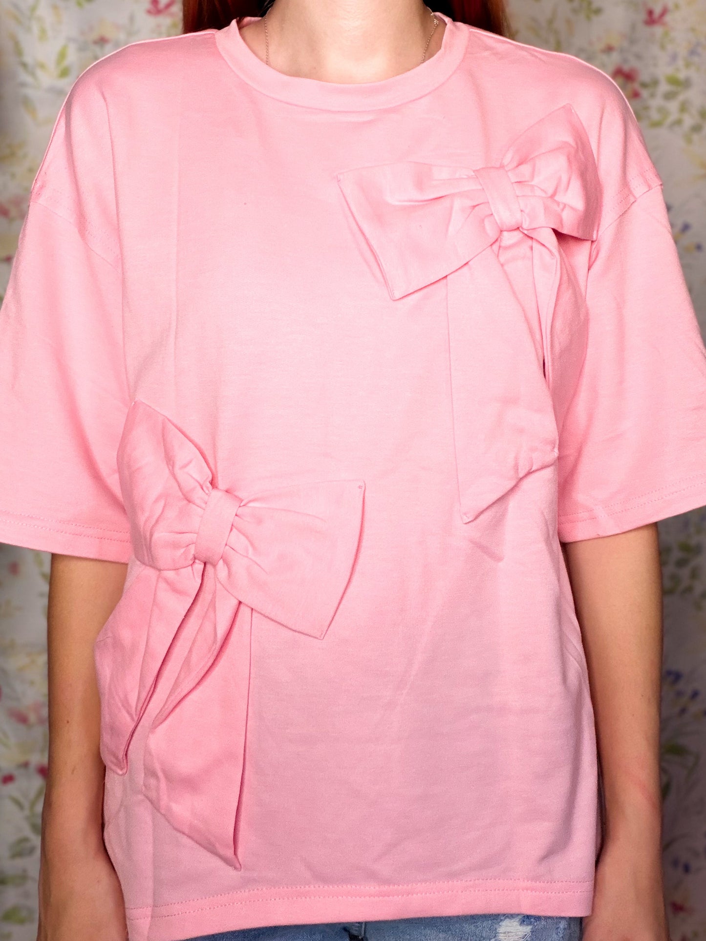 Pink Bow Top