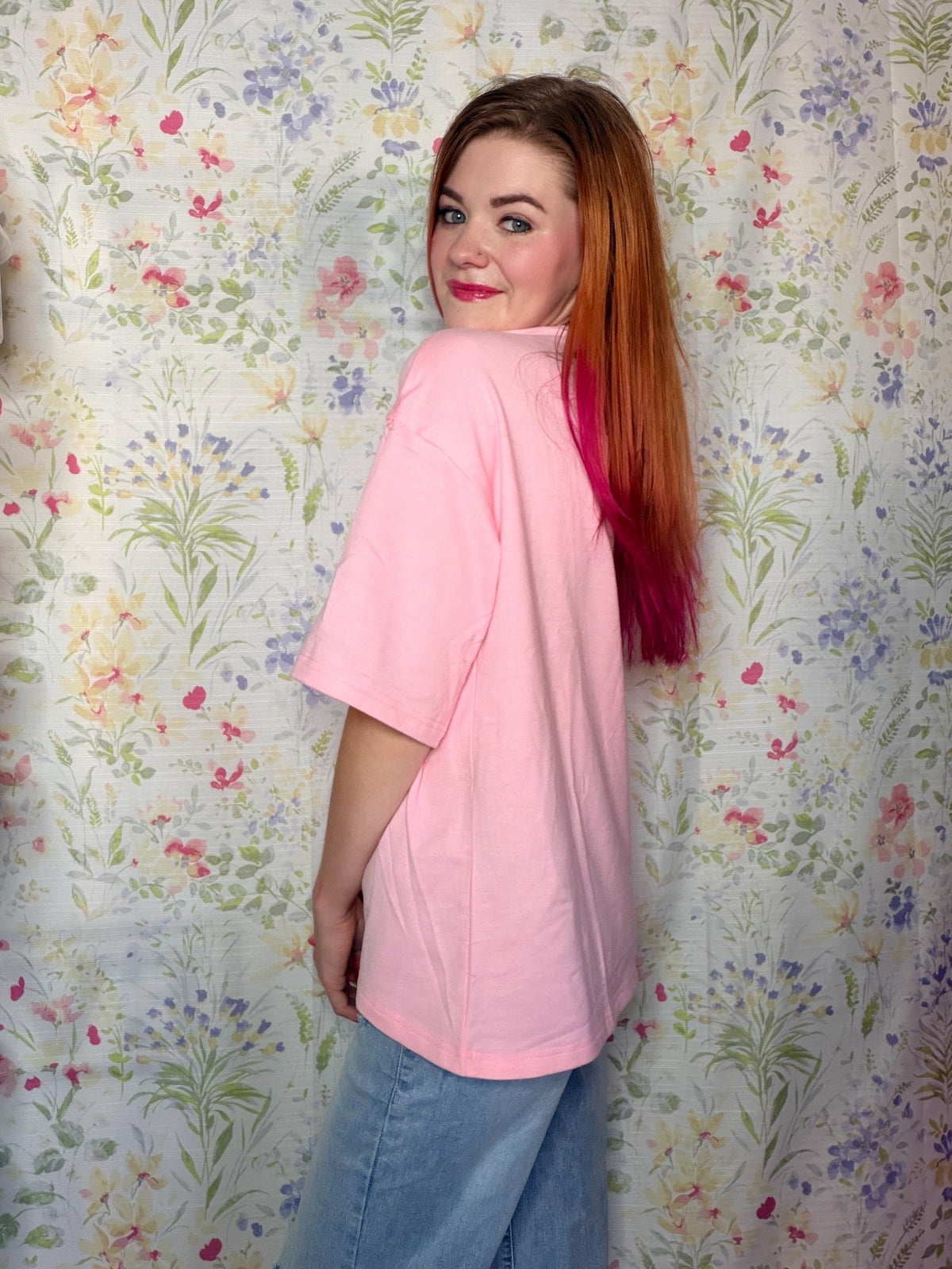 Pink Bow Top