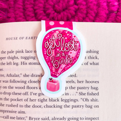 Let's Get Lost in a Book Magnetic Bookmark