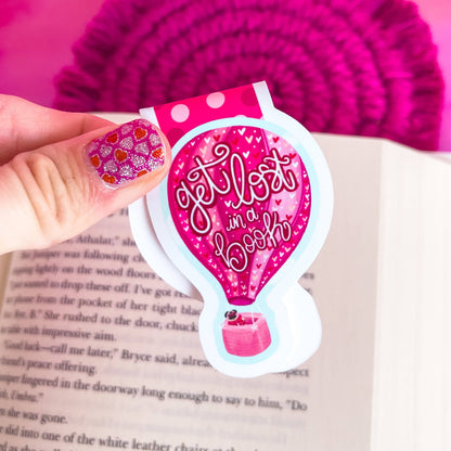 Let's Get Lost in a Book Magnetic Bookmark