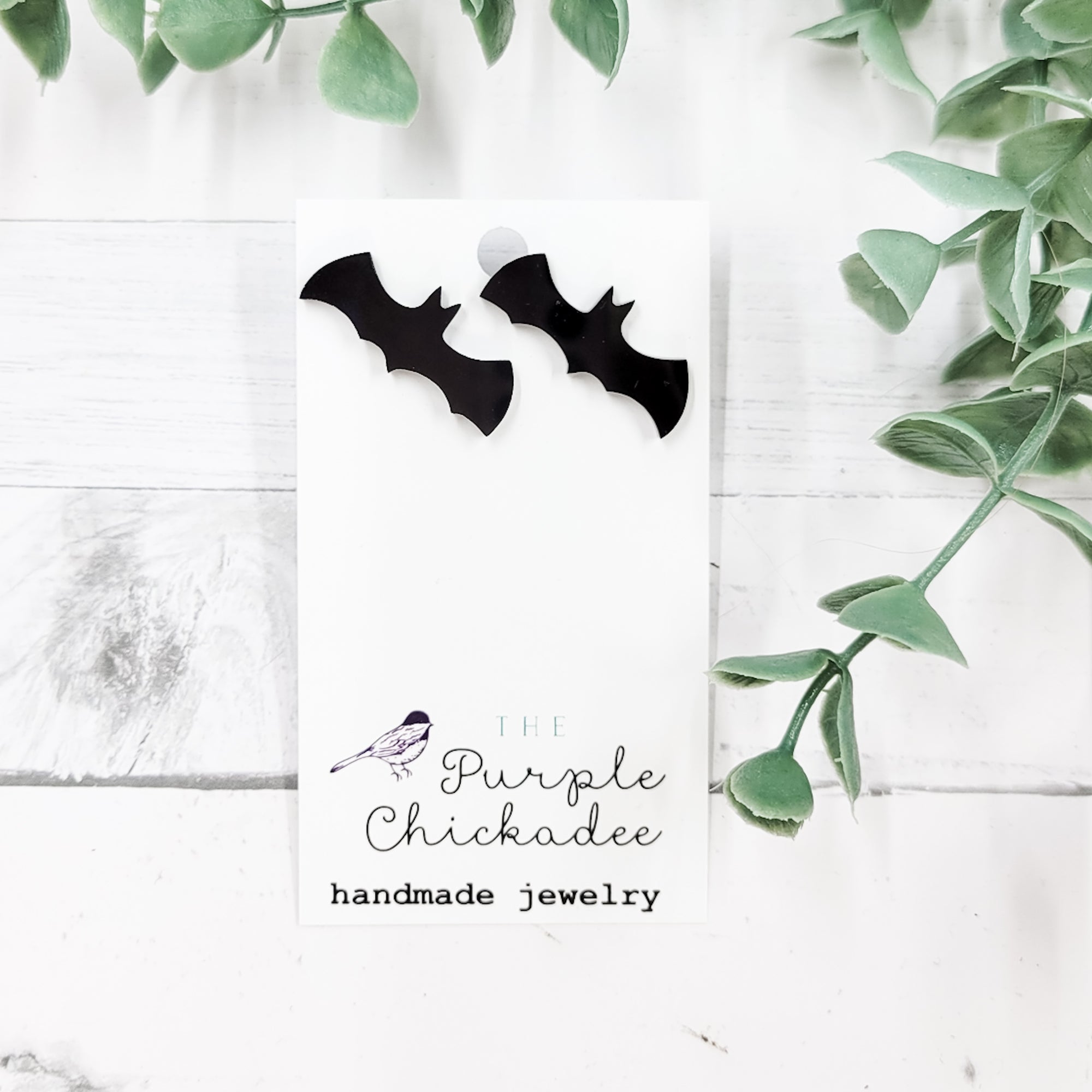 Bat Stud Earrings