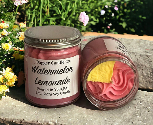 8oz. Watermelon Lemonade Dessert Soy Candle