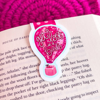 Let's Get Lost in a Book Magnetic Bookmark