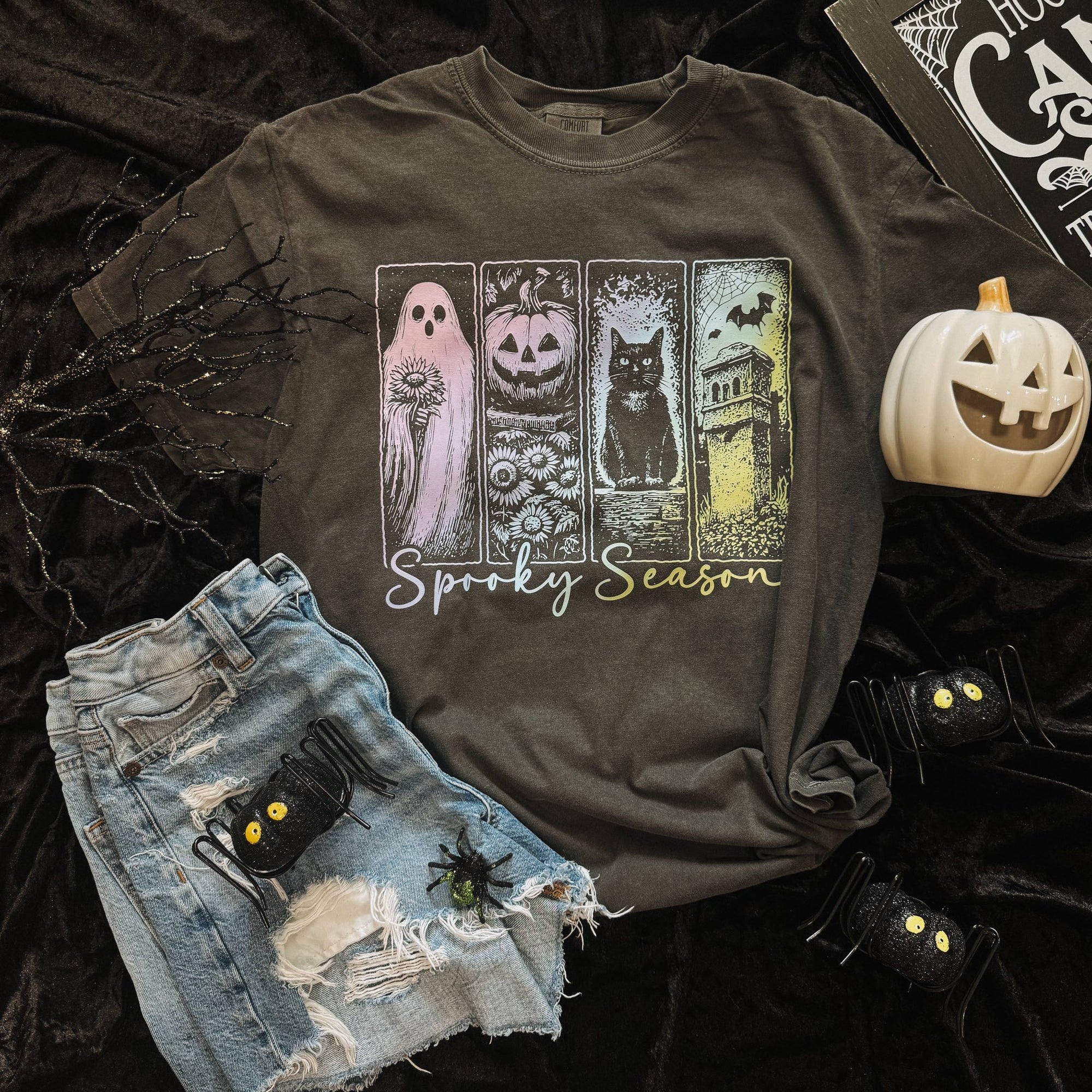 Spooky Season Watercolor Tee
