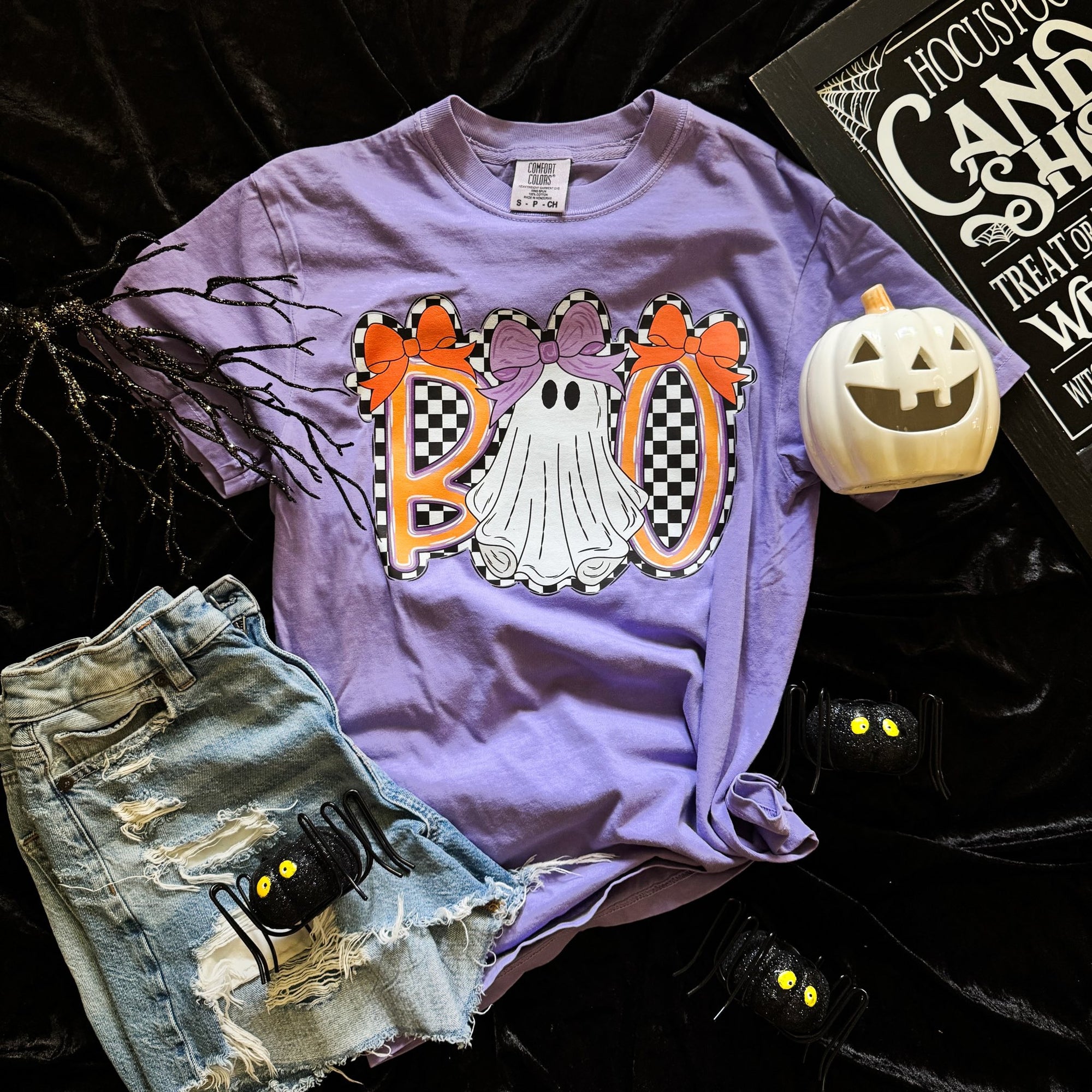 Boo Ghost Halloween Tee