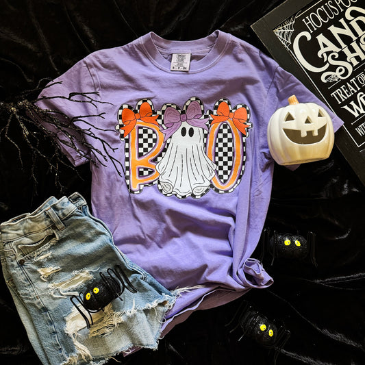 Boo Ghost Halloween Tee