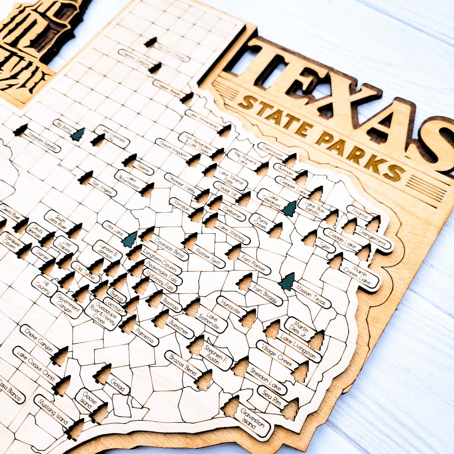Texas State Park Map