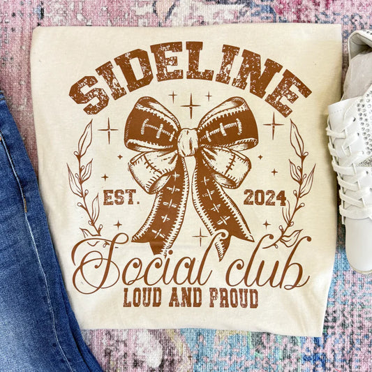 Sideline Social Club Tee