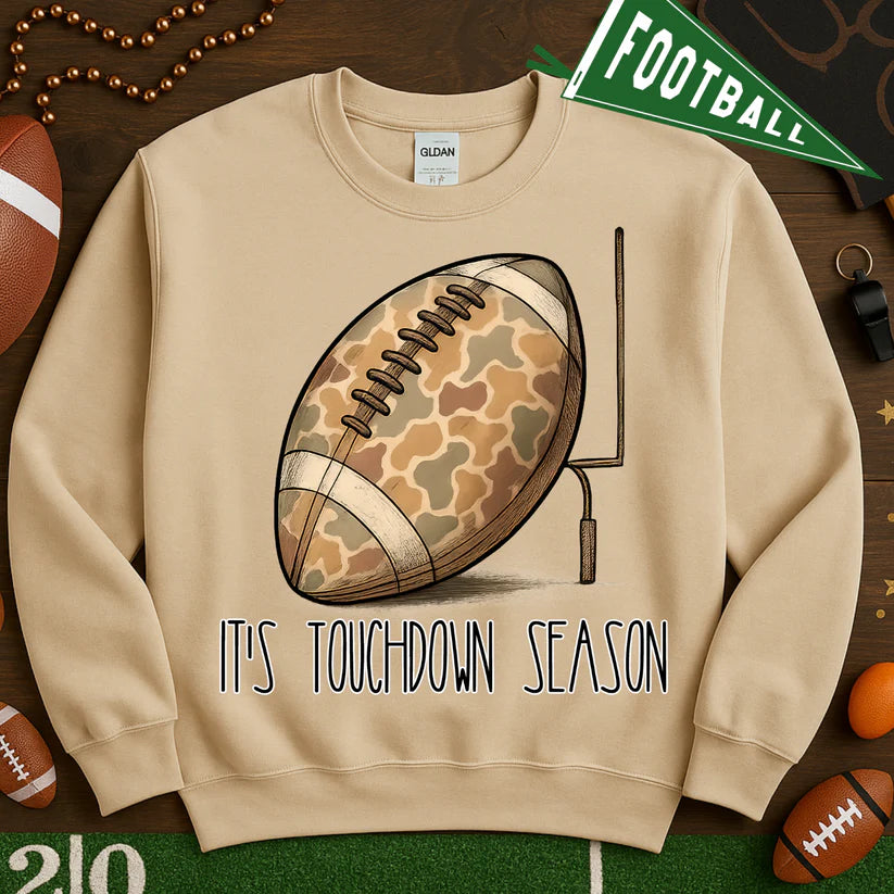 Camo Football Sweatshirt
