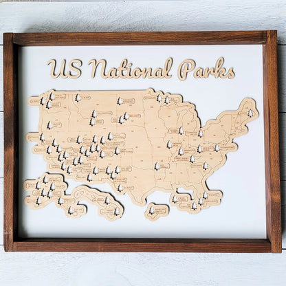 US National Park Map